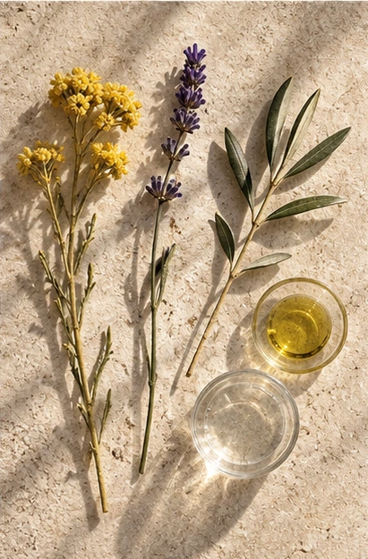 Artistic botanical illustration; not an identification guide.