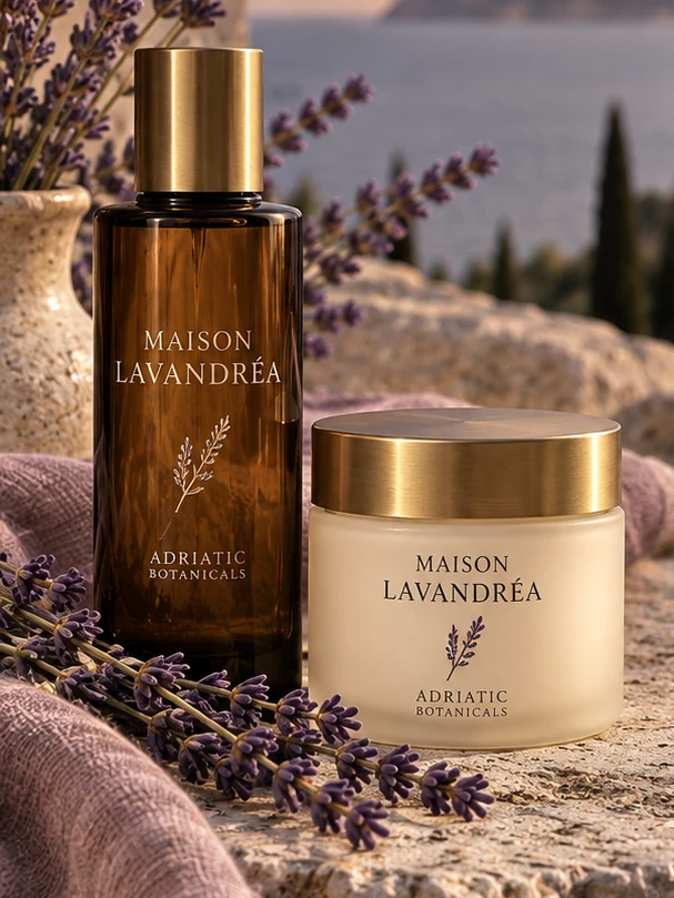 Illustrative packaging concept for the collection — Maison Lavandréa