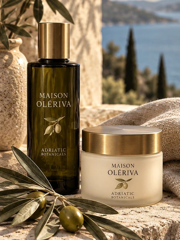 Illustrative packaging concept for the collection — Maison Olériva